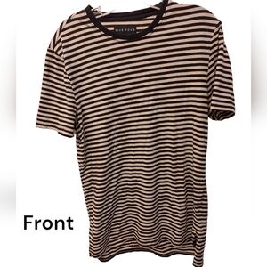 Extra long striped T Shirt